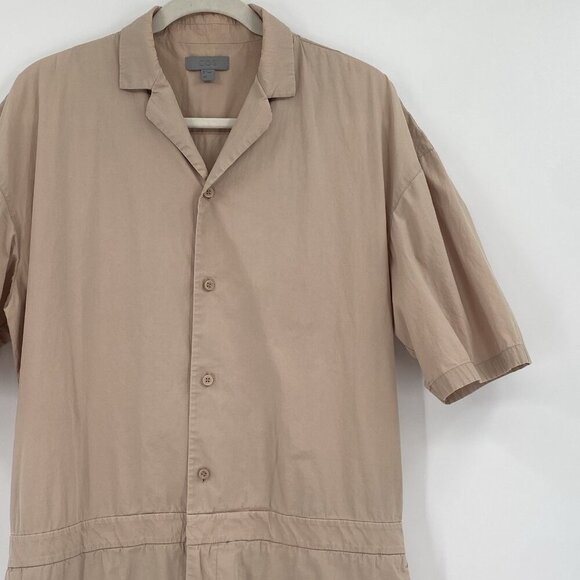 COS Small Beige Oversized Playsuit Romper Minimalist Quiet Luxury Old Money - Picture 4 of 16